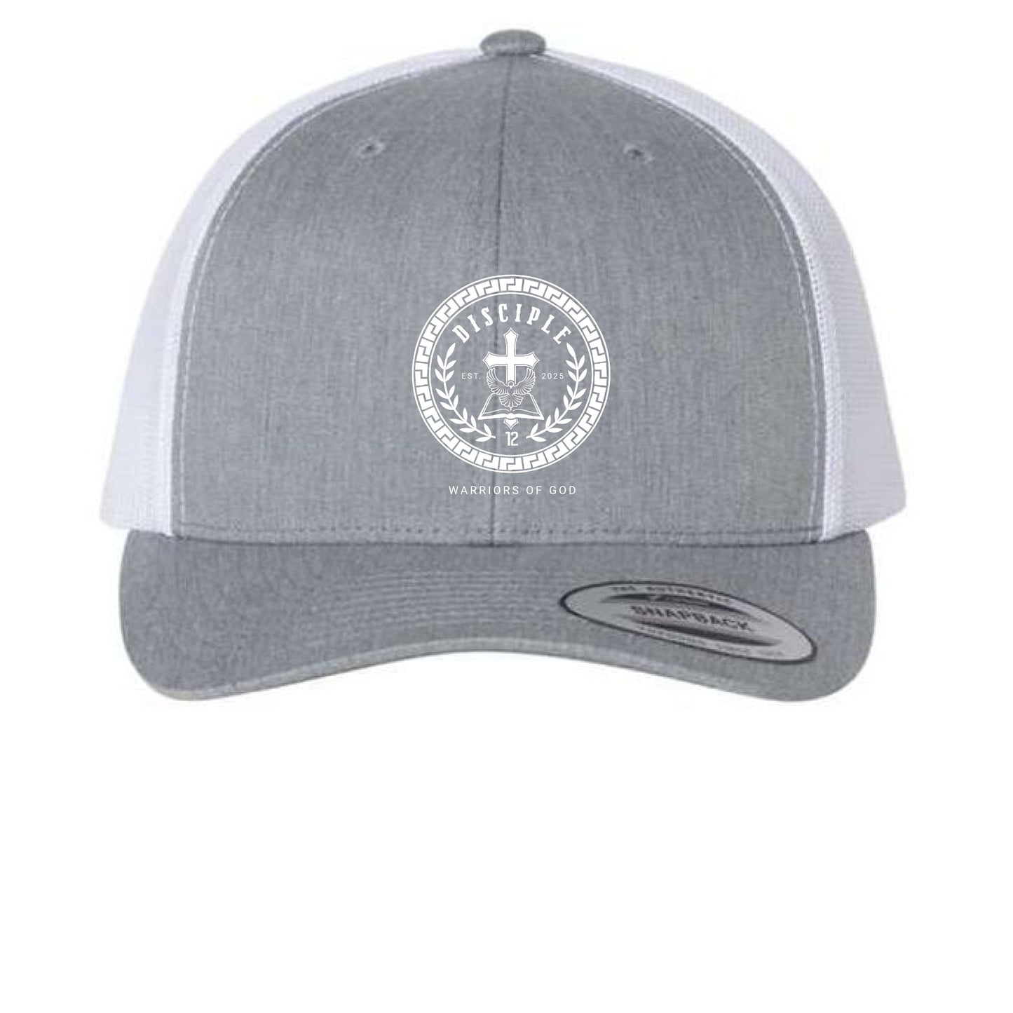 Heather Grey/ White - FRONT