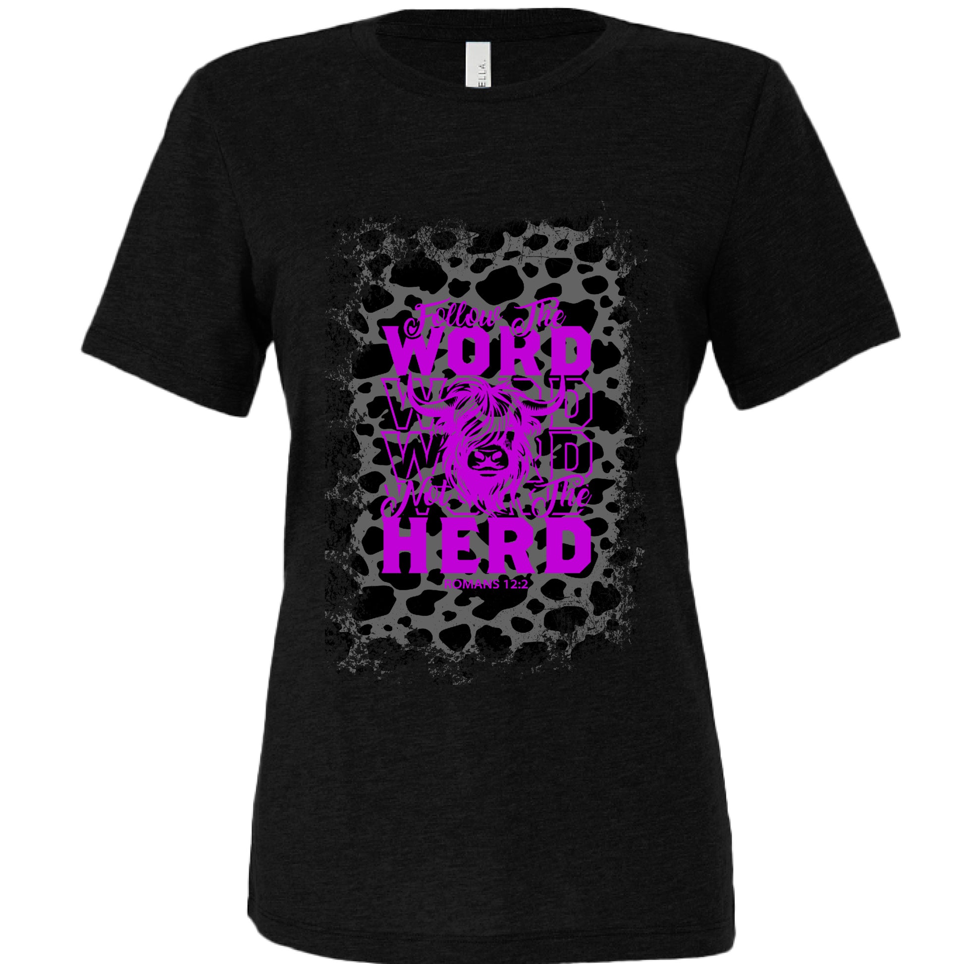 SOLID BLK TRIBLEND - FRONT