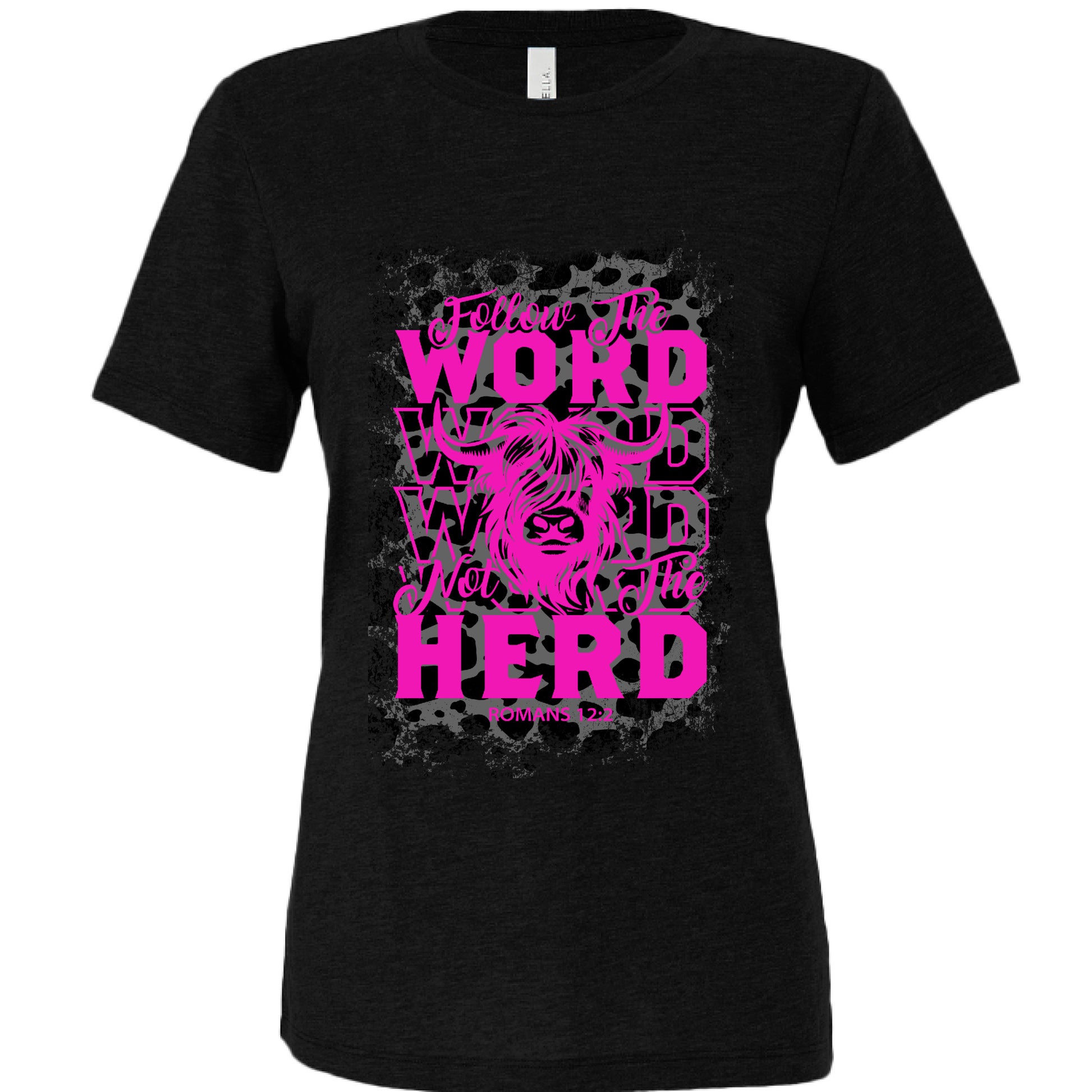 SOLID BLK TRIBLEND - FRONT