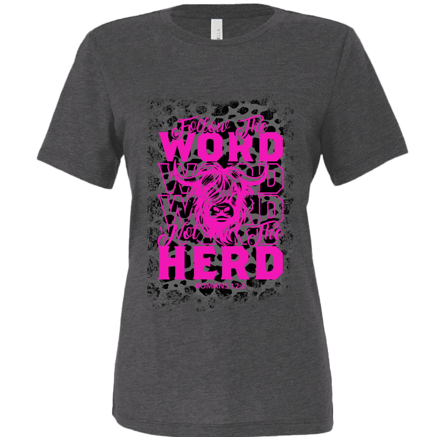 Solid Dark Grey Triblend - FRONT