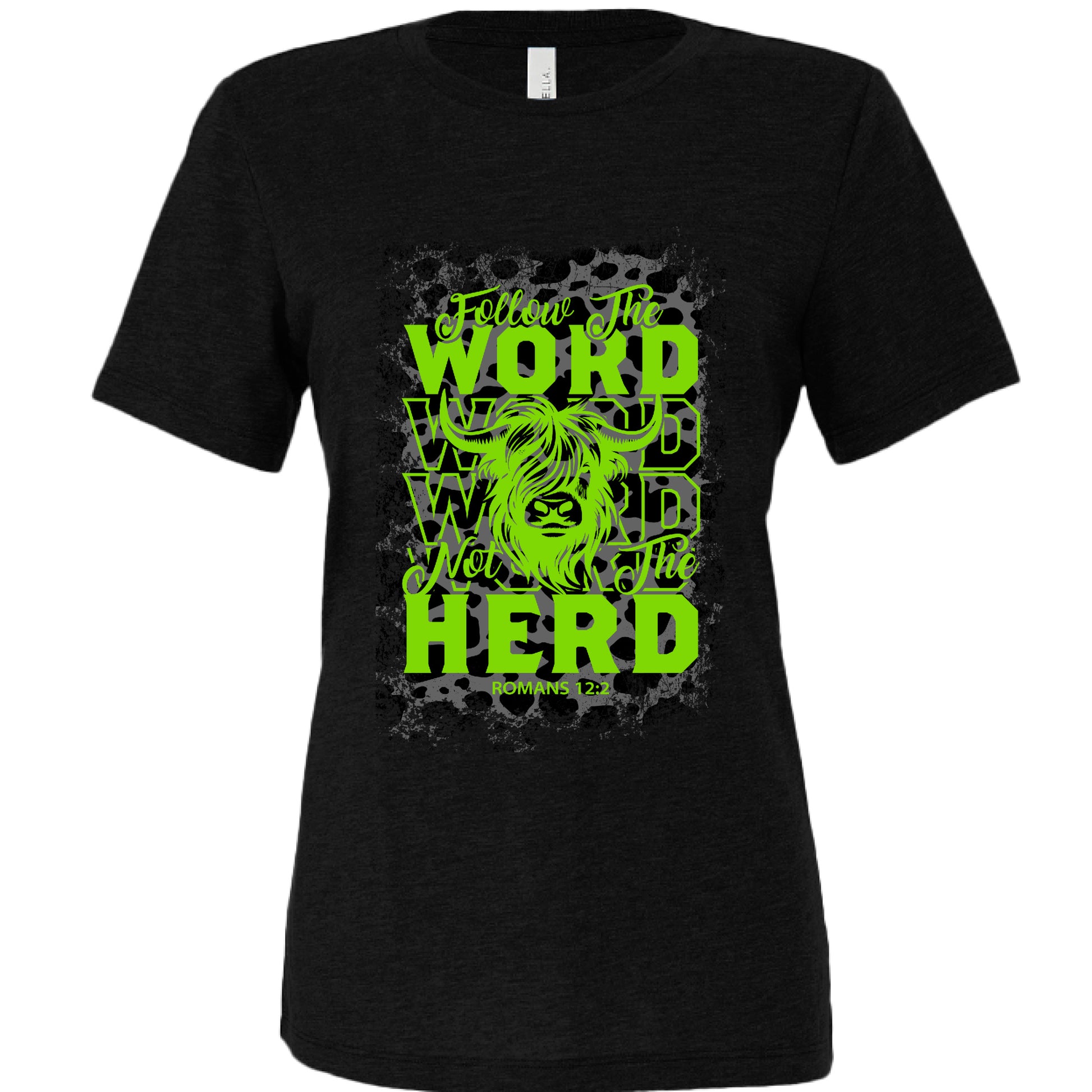 SOLID BLK TRIBLEND - FRONT