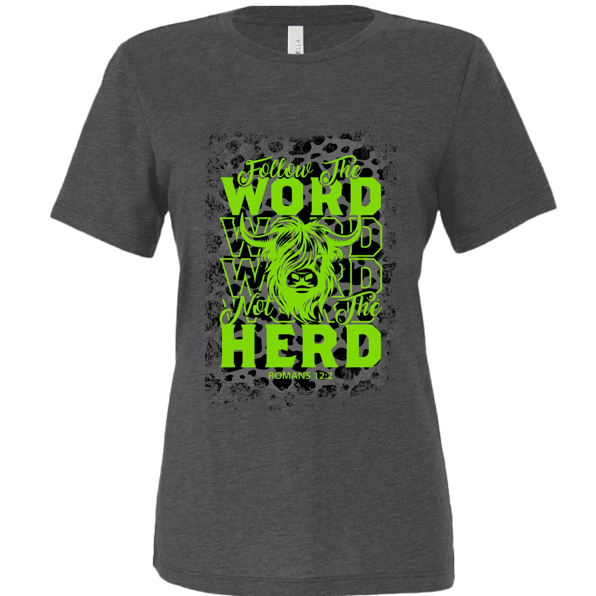 Solid Dark Grey Triblend - FRONT