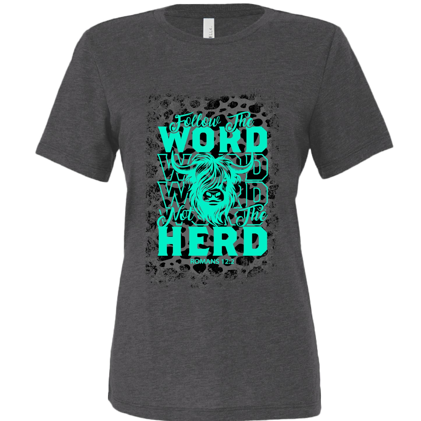 Solid Dark Grey Triblend - FRONT