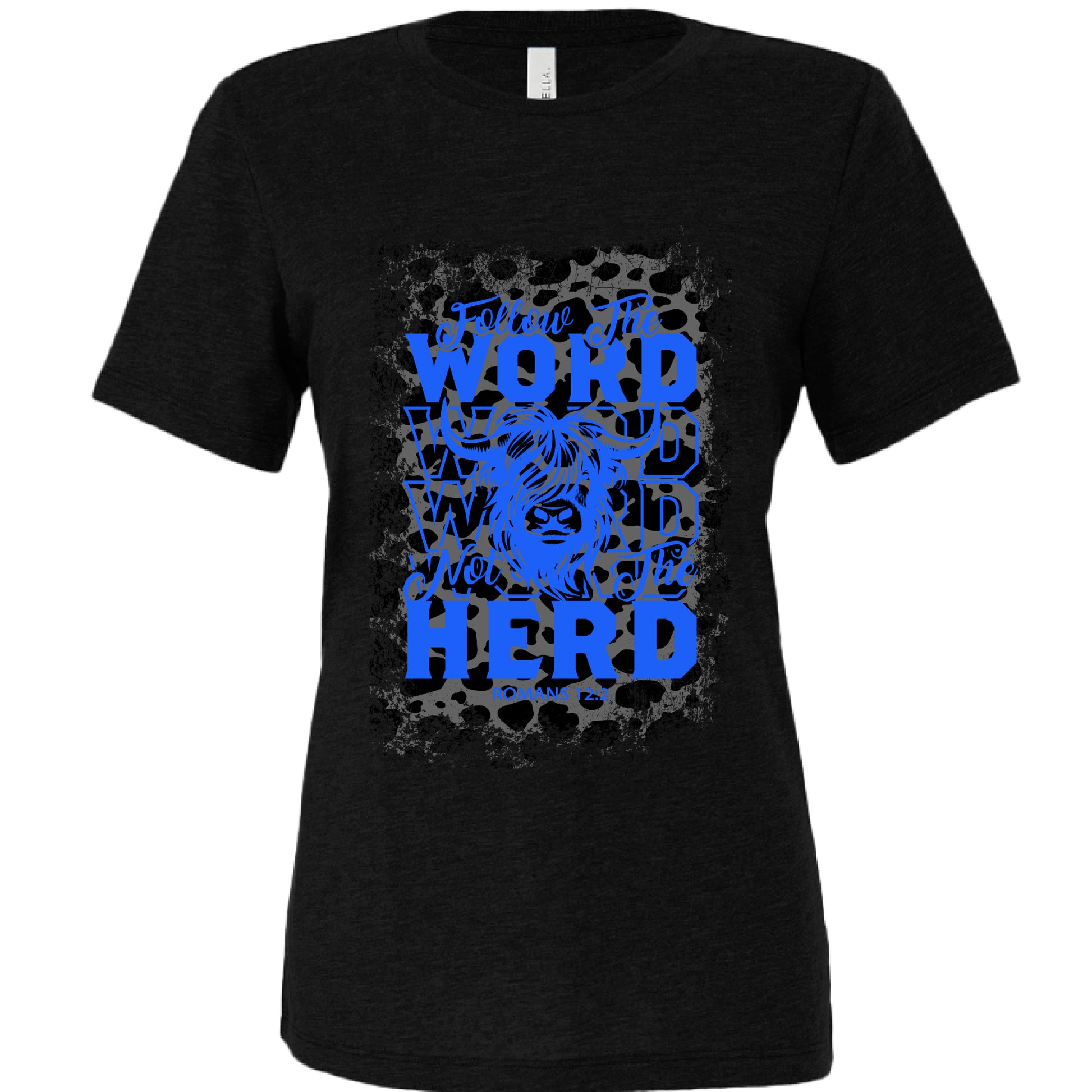 SOLID BLK TRIBLEND - FRONT