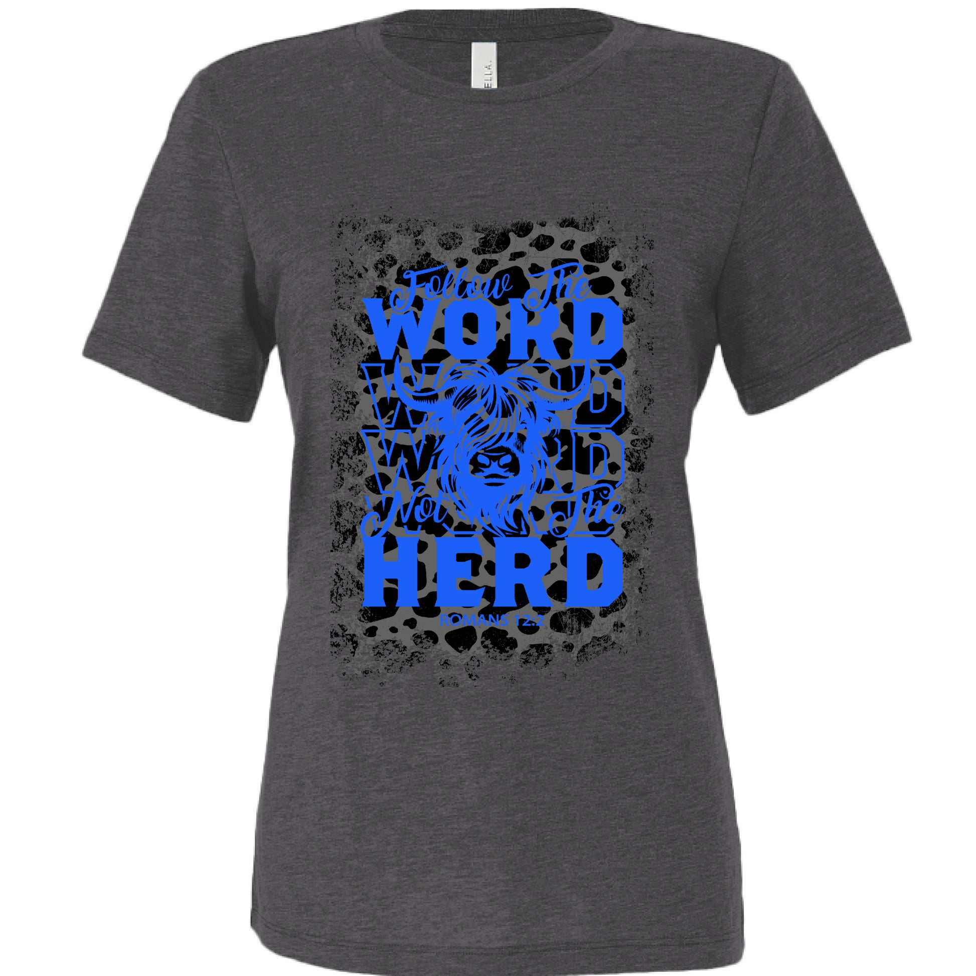 Solid Dark Grey Triblend - FRONT