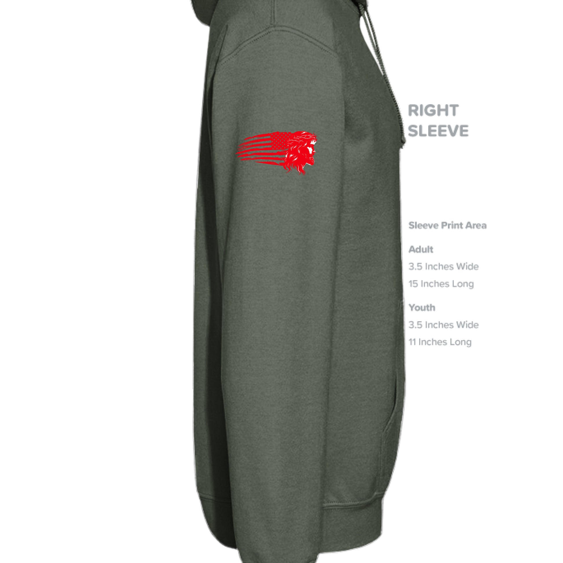 MILITARY GREEN - SLEEVE_RIGHT